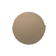 Clay zafu meditation cushion - buckwheat hull fill and memory foam insert designed in Australia